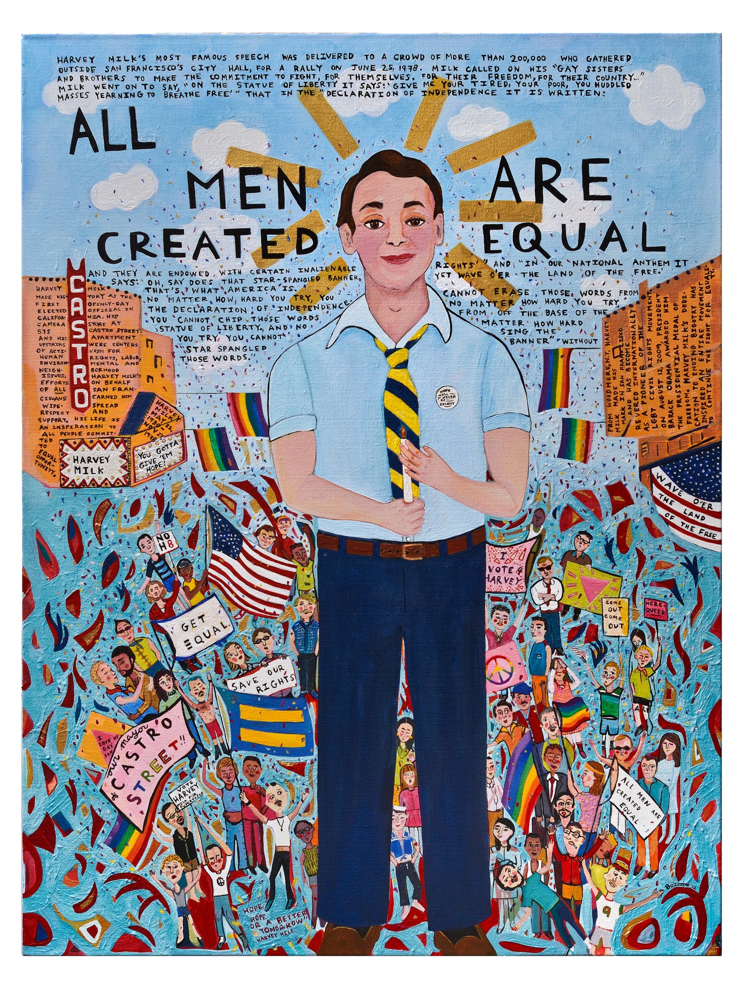 All Men Are Created Equal | Harvey Milk Portrait