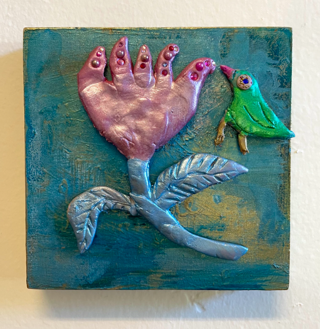 This is For You (Bird with Flowers)