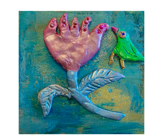 This is For You (Bird with Flowers)