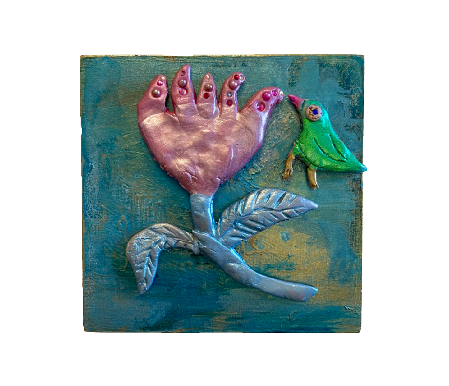 This is For You (Bird with Flowers)