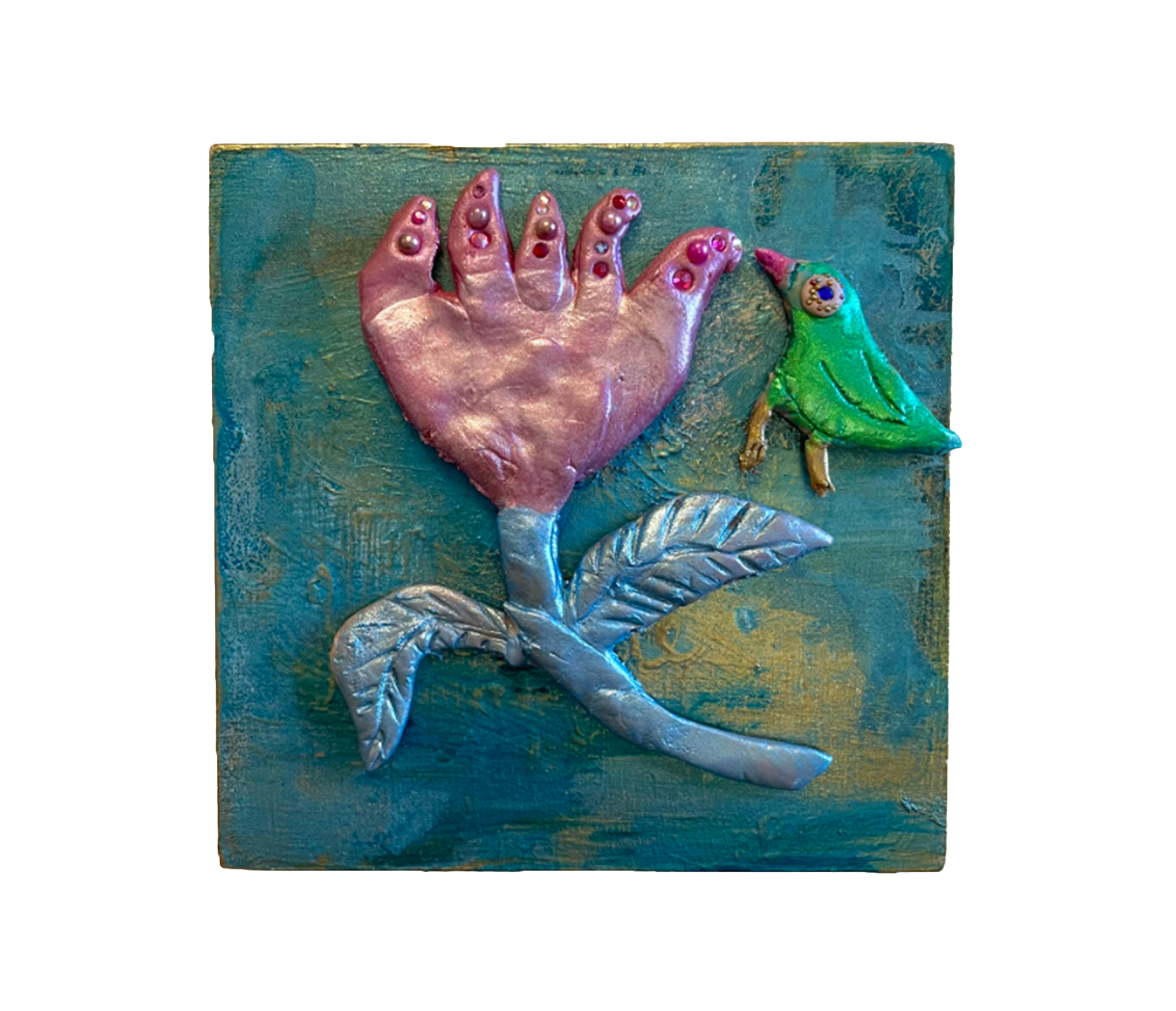 This is For You (Bird with Flowers)