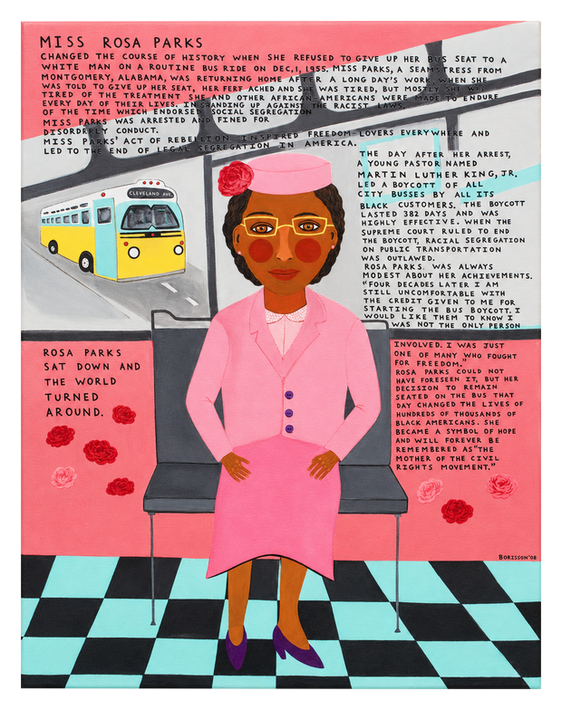 Rosa Parks On Bus